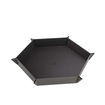 Gamegenic - Magnetic Dice Tray: Hexagonal (Black / Gray)